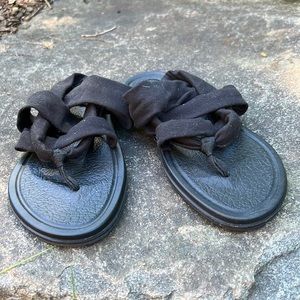 Sanuk Yoga Sling Sandals, Size 9